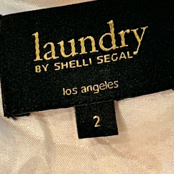 Laundry by Shelli Segal Orange Pink Floral Cap Sleeve Cocktail‎ Dress Sz 2 - Picture 10 of 12